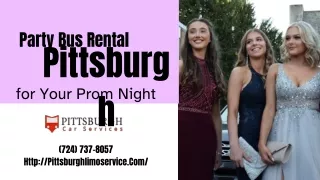 Party Bus Rental Pittsburgh for Your Prom Night