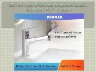 Elevate Your Bathroom Elegance Kohler Bathroom Sink Faucets