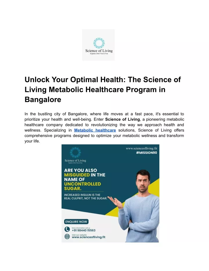 unlock your optimal health the science of living