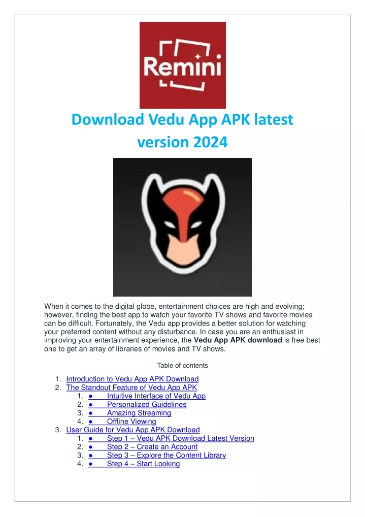 download vedu app apk latest version 2024