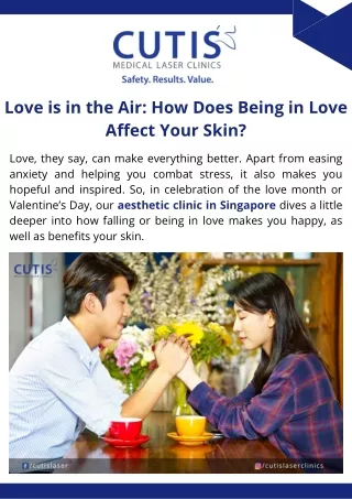 Love is in the Air How Does Being in Love Affect Your Skin
