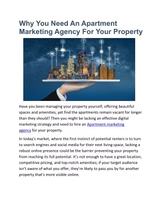 Apartment Marketing Agency