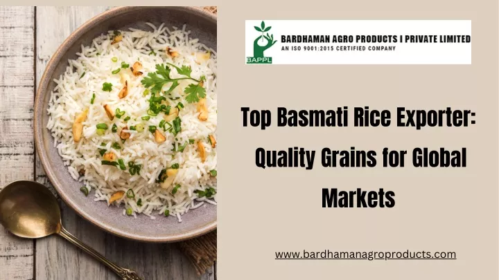 top basmati rice exporter quality grains