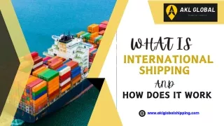What is International Shipping and How Does it Work