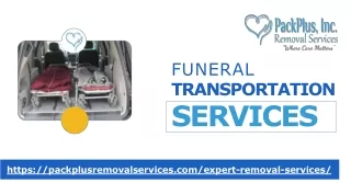 Graceful Farewell: Pack Plus Funeral Transportation Services