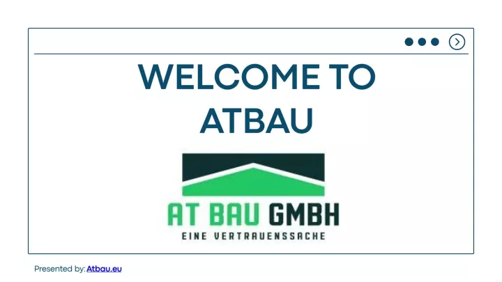 welcome to atbau