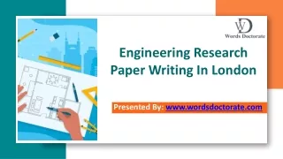engineering research paper writing in london