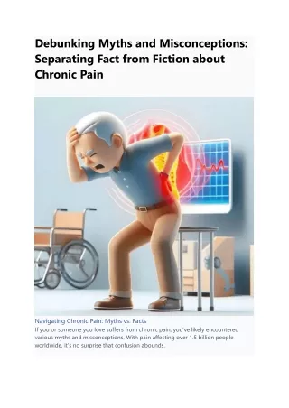 Separating Fact from Fiction about Chronic Pain