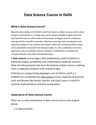 Best-Data-Science-Course-in-Delhi-ppt