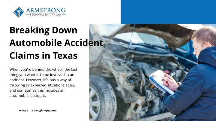 breaking down automobile accident claims in texas