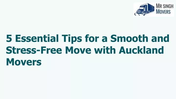 5 essential tips for a smooth and stress free