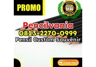 SALE! WA 0813-2270-0999 Jual Pensil Custom Logo Murah Gorontalo Bontang Importir Pencil PVA