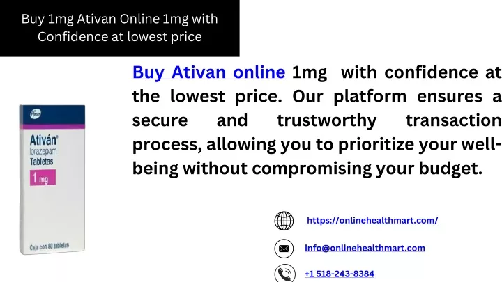 buy 1mg ativan online 1mg with confidence
