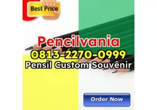 SPESIAL! WA 0813-2270-0999 Jual Pensil Custom Polos Murah Jambi Samarinda Pusat Distributor Pencil PVA