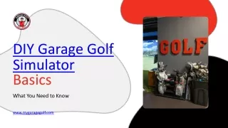 DIY Garage Golf Simulator Basics: What You Need to Know