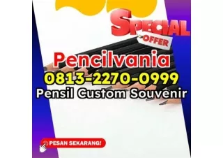 TERBARU! WA 0813-2270-0999 Jual Pensil Custom Promosi Murah Tanjung Selor Bitung Tempat Jual Pencil PVA