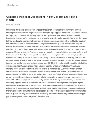 choosing-right-suppliers-for-your