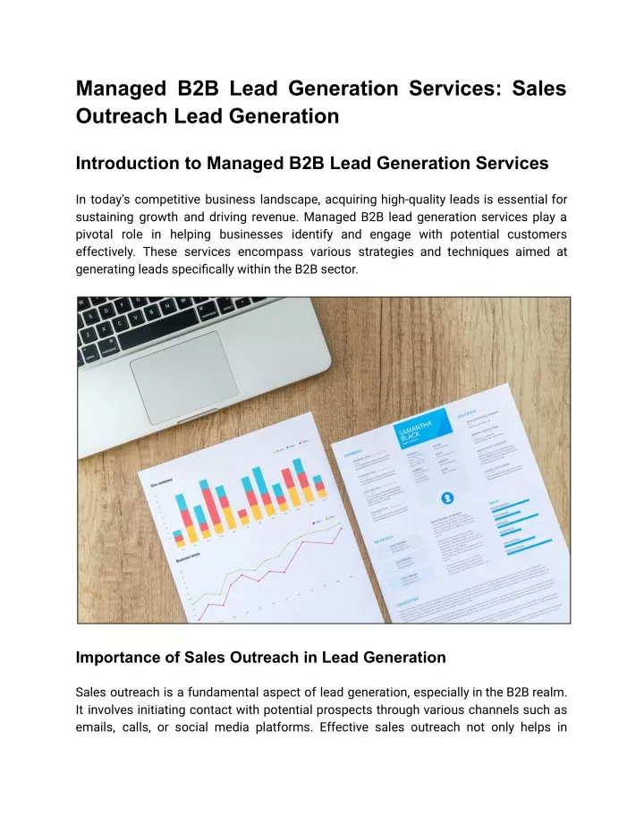 managed b2b lead generation services sales