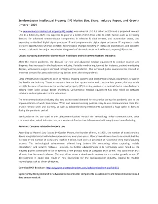 semiconductor intellectual property ip market