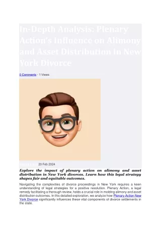 in depth analysis plenary action s influence