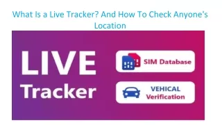 What Is a Live Tracker? And How To Check Anyone's Location