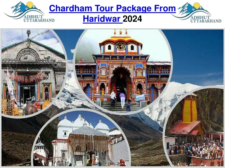 chardham tour package from haridwar 2024
