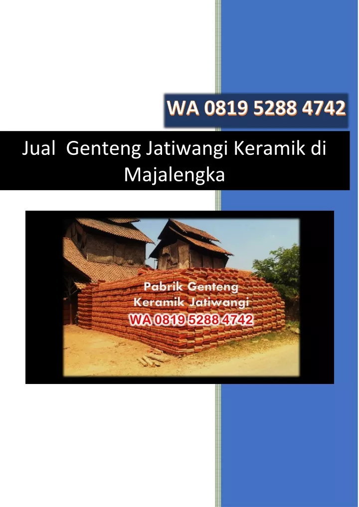 jual genteng jatiwangi keramik di majalengka