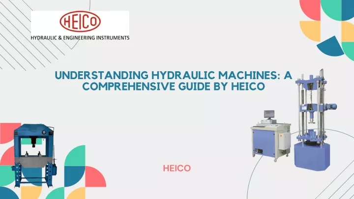 understanding hydraulic machines a comprehensive