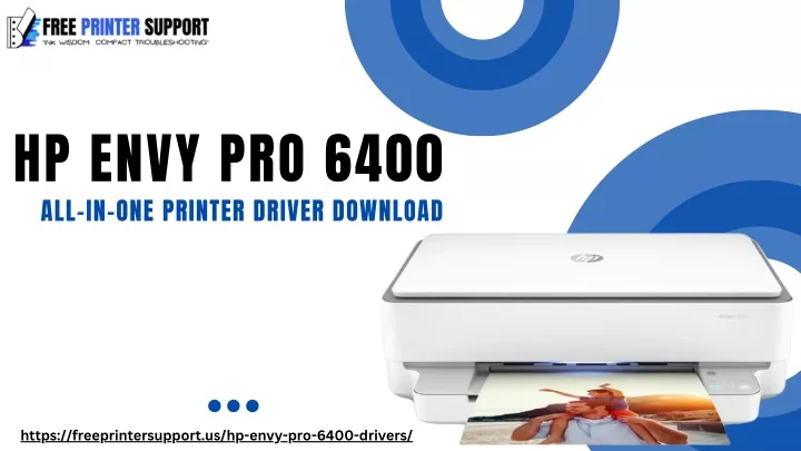 hp envy pro 6400 all in one printer driver