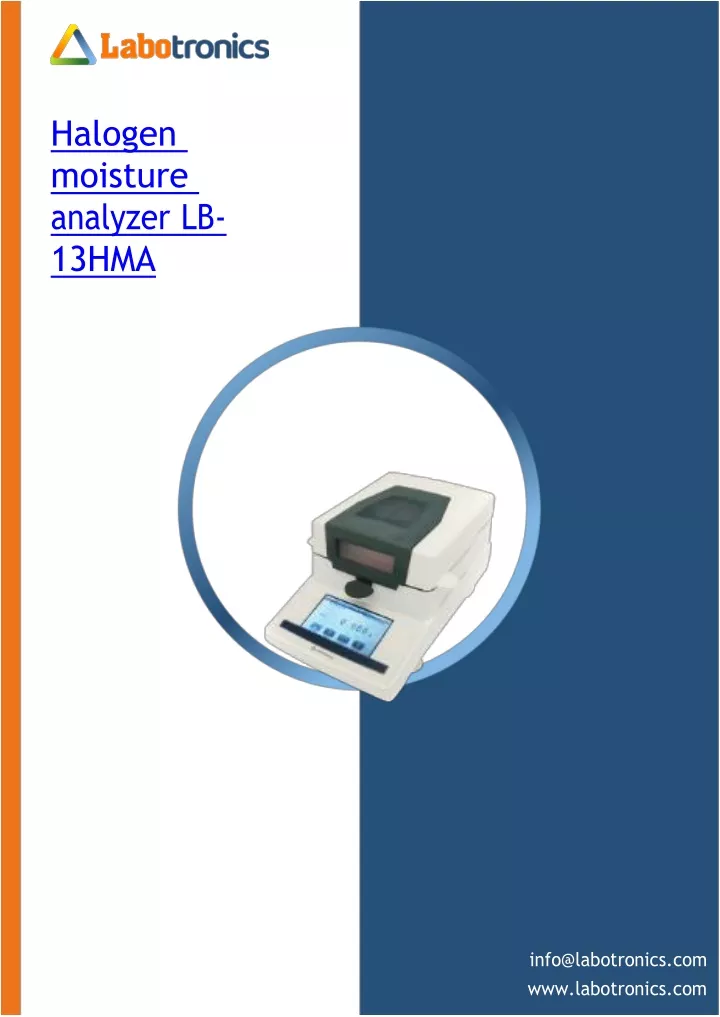 halogen moisture analyzer lb 13hma