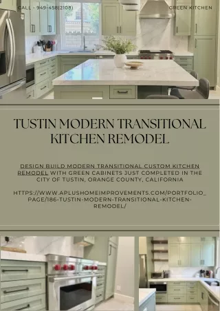 Tustin Modern transitional Kitchen Remodel