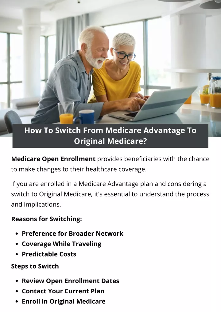 how to switch from medicare advantage to original