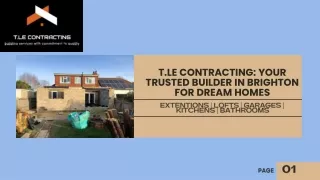 Professional Extension and Loft Conversion Services in Brighton