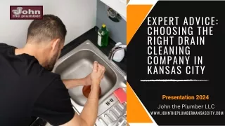 Expert Advice Choosing the Right Drain Cleaning Company in Kansas City