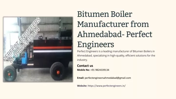 bitumen boiler manufacturer from ahmedabad