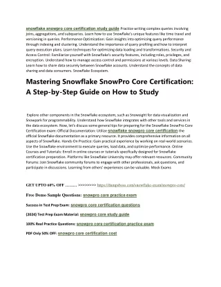 snowpro core practice exam pdf