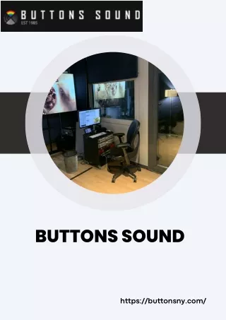 Premier New York Audio Recording Studios | Buttons Sound