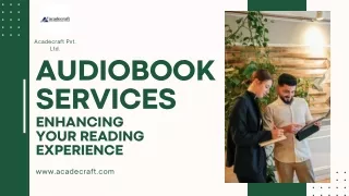 Audiobook Services: Enhancing Your Reading Experience