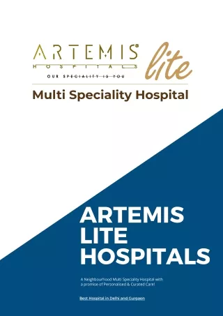 Artemis Hospitals Online Presentations Channel