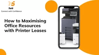 How to Maximising Office Resources with Printer Leases