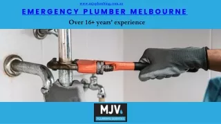 Get best plumbing services by Mjv Plumbing