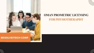 Oman Prometric Licensing for Physiotherapist
