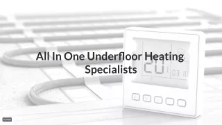 Underfloor heating repairs, fitter, specialists, installers, engineers