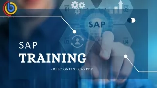 Sap training by best online career