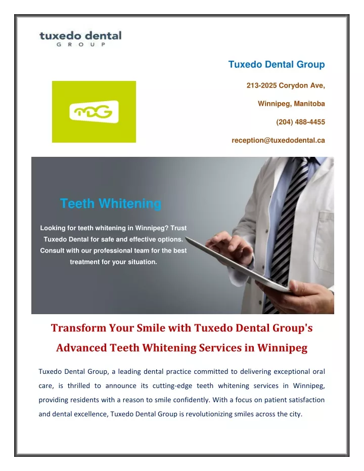 tuxedo dental group