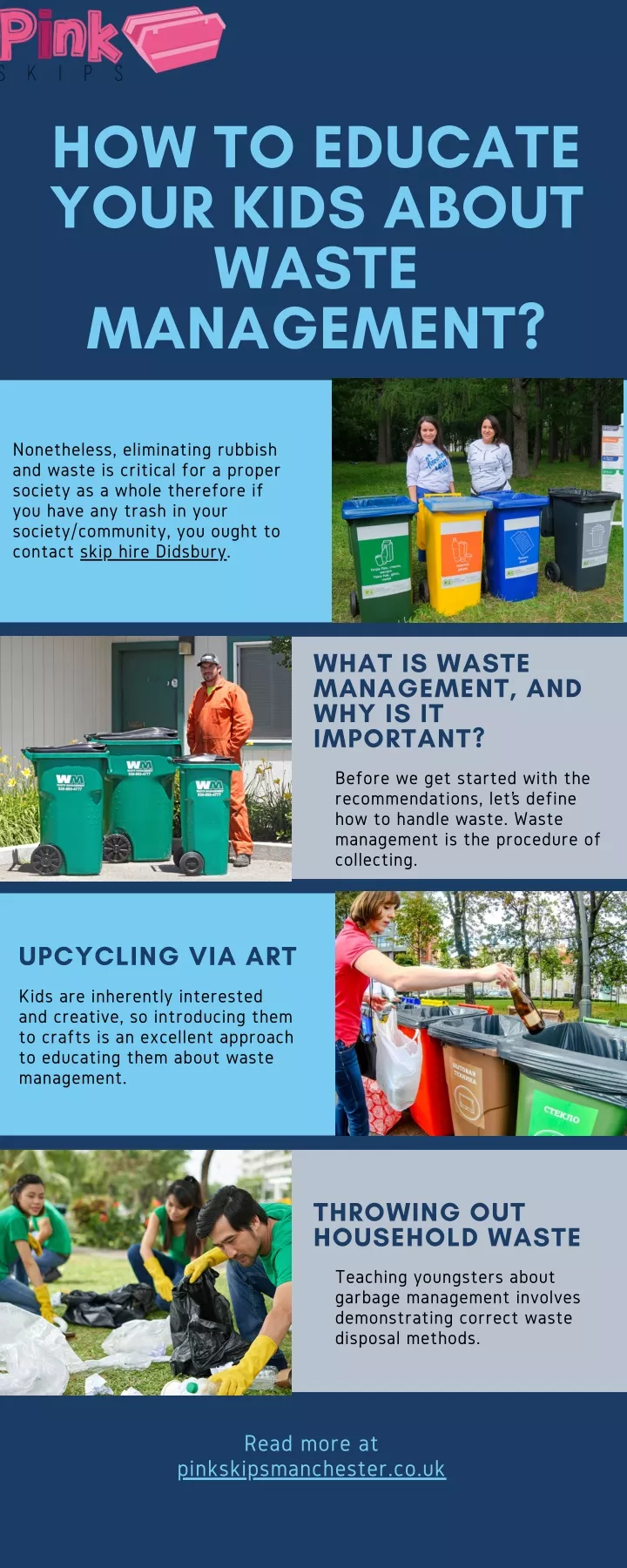 how to educate your kids about waste management