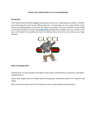 fashion icons clothing svgs for your trendsetting