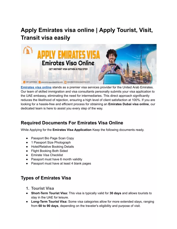 apply emirates visa online apply tourist visit
