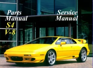 1993 Lotus Esprit S4 V-8 Service Repair Manual