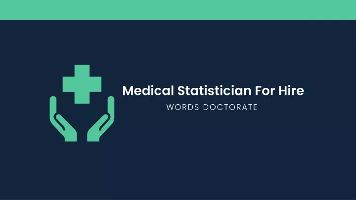 medical statistician for hire